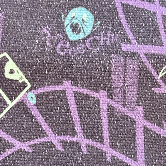 Haunted House Dark Ride Kitschy Witch Tote ➡️FLAWS⬅️ - Picture 4 of 7